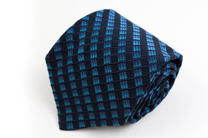 Ermenegildo Zegna ネクタイ ブラウン ブルー グレー 総柄