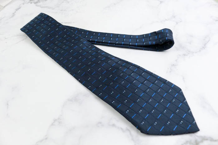美品✨️ポールスミス ネクタイ ネイビー ドット ストライプ柄 シルク 日本製 美品》Paul Smith (ポール・スミス) シルクネクタイ ネイビー