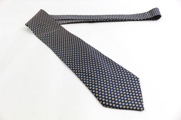 エルメス ブランド ネクタイ シルク 小紋柄 カタツムリ 総柄 高級 PO  