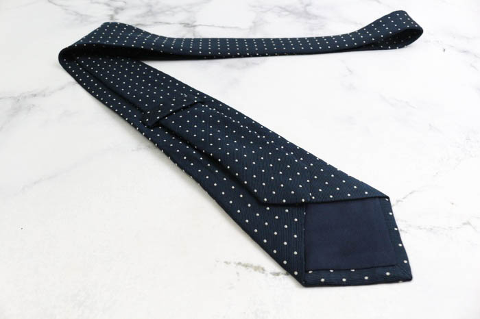 Polo Ralph Lauren ネイビー ドット柄 ネクタイ ポロラルフローレン ブランド ネクタイ シルク ドット柄 PO