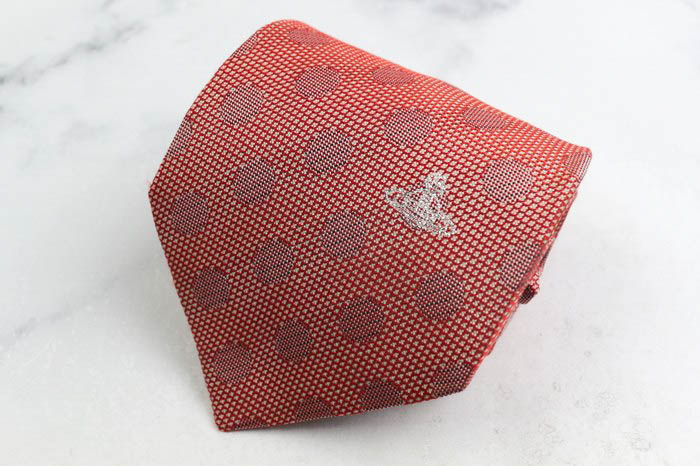 ん*！様 ヴィヴィアンウエストウッド ネクタイ 未使用 オーブ ドット Vivienne．W ヴィヴィアンウエストウッド/メンズファッション