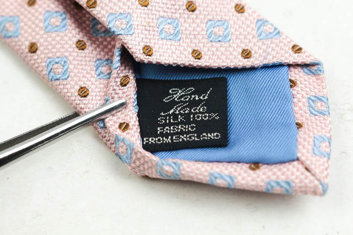 ドレイクス ブランド ネクタイ シルク 小紋柄 ドット柄 ハンドメイド  