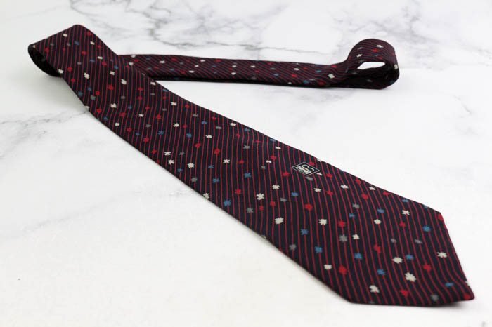 バレンシアガ ブランド ネクタイ シルク 小紋柄 西陣 PO メンズ 