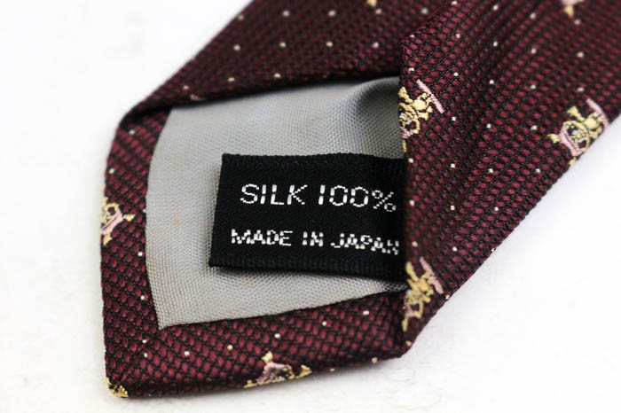 読売ジャイアンツ ブランド ネクタイ シルク ドット柄 総柄