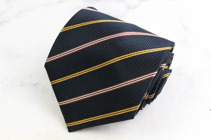 クラブラメール ブランド ネクタイ ストライプ柄 未使用タグ付 PO  