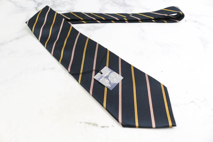 クラブラメール ブランド ネクタイ ストライプ柄 未使用タグ付 PO  