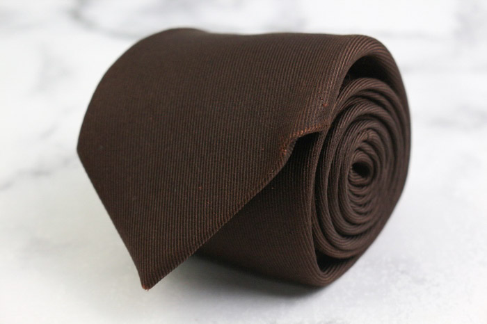 Maker's Shirt 鎌倉シャツ ネクタイ ブラウン ソリッド メーカーズシャツ鎌倉 ブランド ネクタイ シルク 無地ソリッド