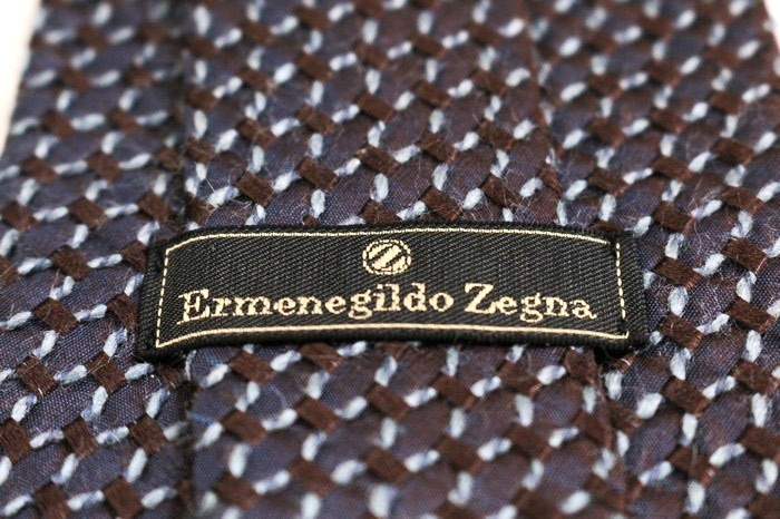 未使用タグ付き✨️エルメネジルドゼニア ネクタイ 光沢 ジャガード 総柄 タグ付き美品✨エルメネジルドゼニア ネクタイ 光沢感