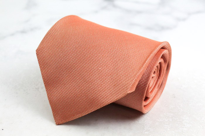 【美品】Ermenegildo Zegna ブランドネクタイ　シルク エルメネジルドゼニア ブランド ネクタイ ドット シルク