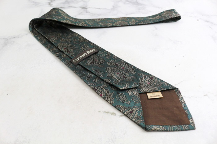 ステファノリッチ ブランド ネクタイ 総柄 ペイズリー 幾何学模様 ステファノリッチ ブランド ネクタイ 総柄 ペイズリー 幾何学模様