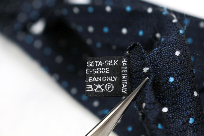 フランコミヌッチ ネクタイ メンズ シルク ネイビー Franco Minucci