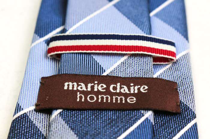 水色チェック柄ネクタイ ※商品説明最後までお読みください※ 楽天市場】水色 チェック ネクタイ レーヨン 100％ 全長 ： 約