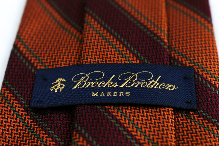 希少ペイズリー新品未使用】ブルックスブラザーズネクタイオレンジ