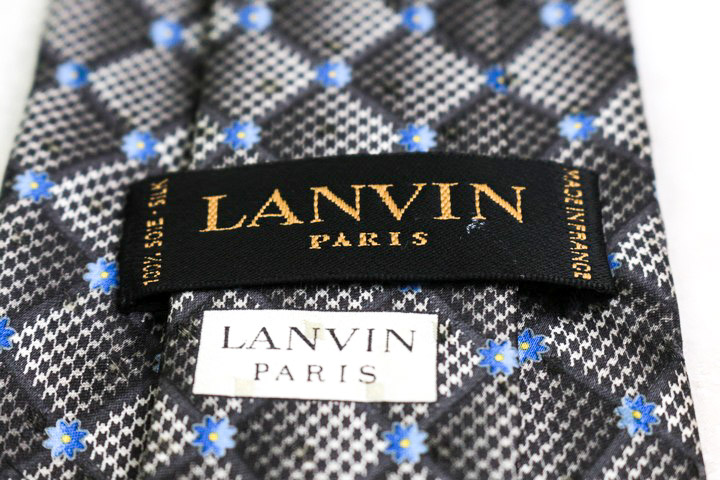 ブランド古着!LANVIN PARIS チェック柄テーラードジャケット ブランド古着!LANVIN PARIS チェック柄テーラードジャケット