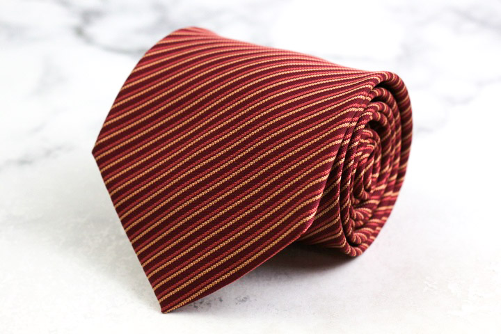 フルマーク ブランド ネクタイ シルク ストライプ柄 PO メンズ