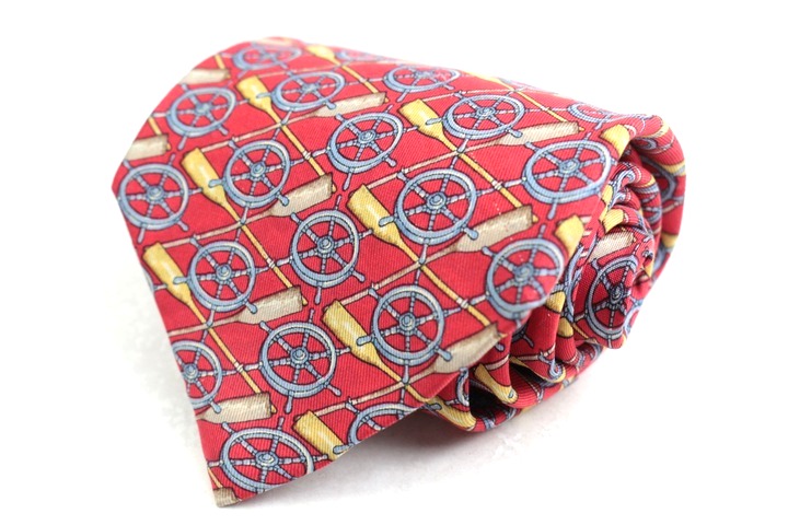 フェンディ ネクタイ ストライプ柄 ズッカ柄 シルク イタリア製