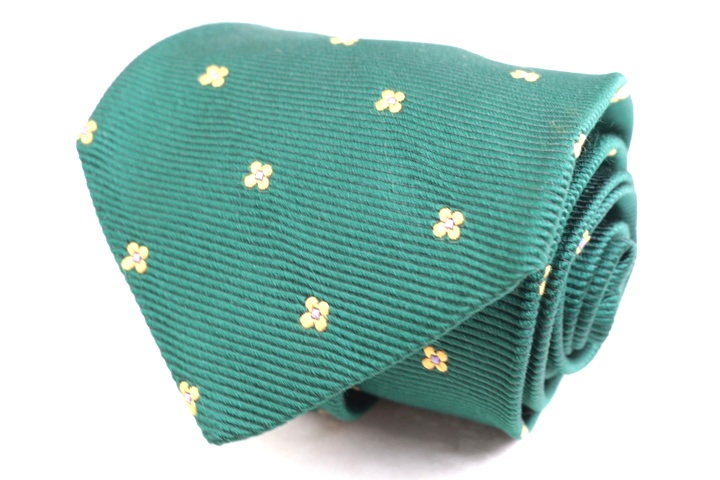 ブルックスブラザーズ ブランド ネクタイ シルク 小紋柄 花柄 総柄 英