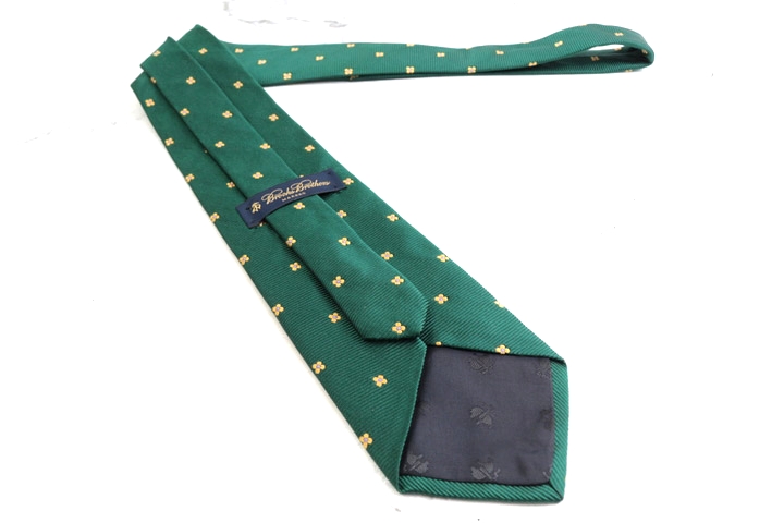 ブルックスブラザーズ ブランド ネクタイ シルク 小紋柄 花柄 総柄 英