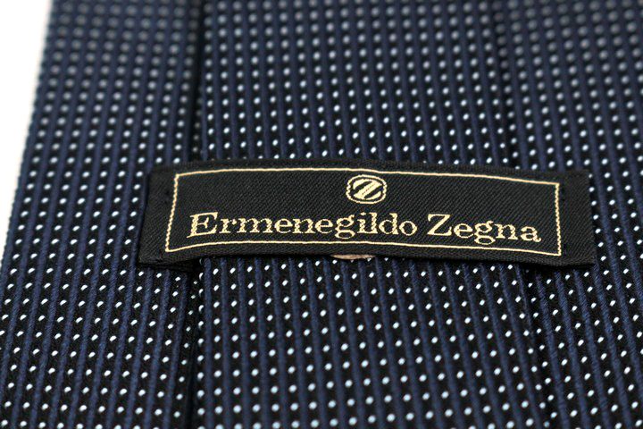 エルメネジルドゼニア ブランド ネクタイ ストライプ柄 ドット