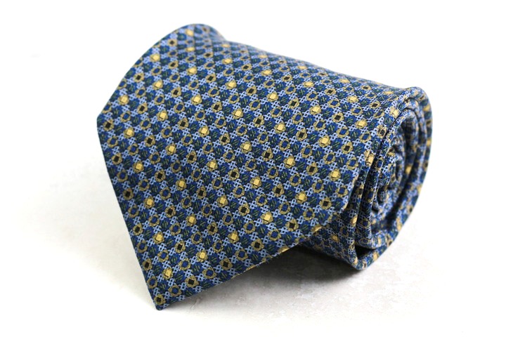 ブリオーニ ブランド ネクタイ チェック柄 スクエア柄 格子柄 シルク