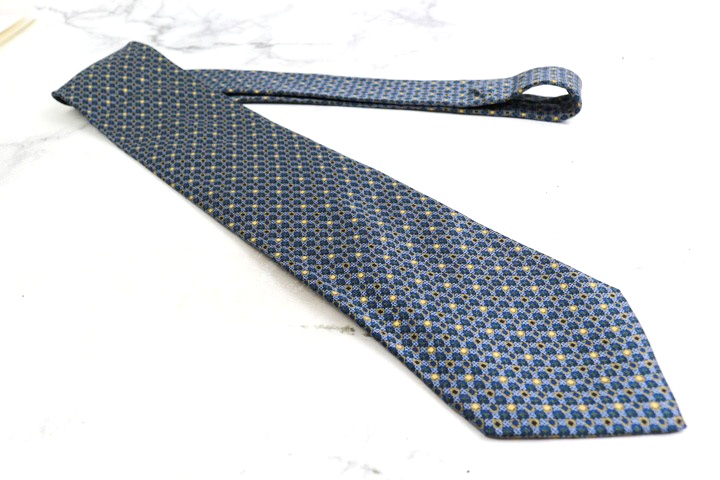 ブリオーニ ブランド ネクタイ チェック柄 スクエア柄 格子柄 シルク