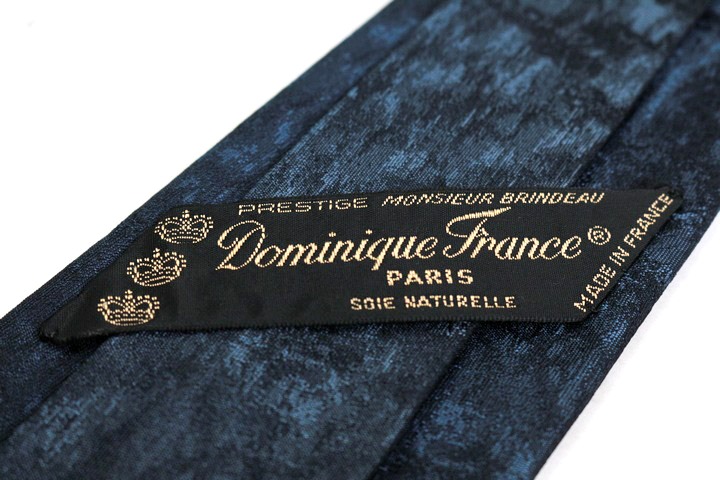 ドミニクフランス クラウン ブランド ネクタイ 刺繍 高級 シルク