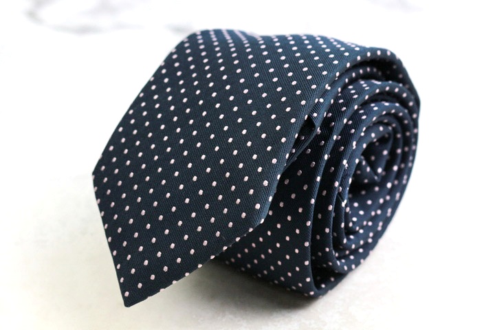 ヒューゴボス ブランド ネクタイ ドット シルク イタリア製 PO