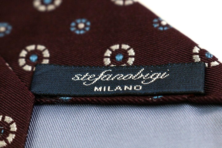 2530 【美品】 ステファノビジ ネクタイ 小紋柄 小紋柄タイ（2232471）｜STEFANO BIGI(ステファノ ビジ）｜MEN'S