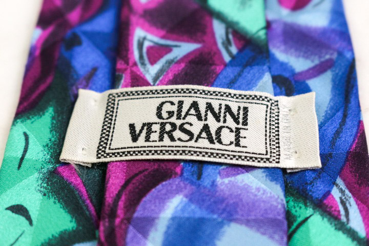 GIANNI VERSACE 幾何学模様 ニットセーター 90's GIANNI VERSACE