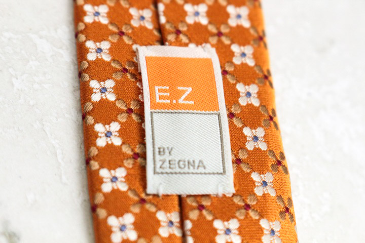 エルメネジルドゼニア ブランド ネクタイ シルク 小紋柄 総柄 格子柄