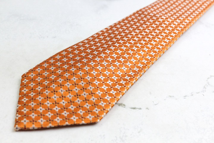 エルメネジルドゼニア ブランド ネクタイ シルク 小紋柄 総柄 格子柄