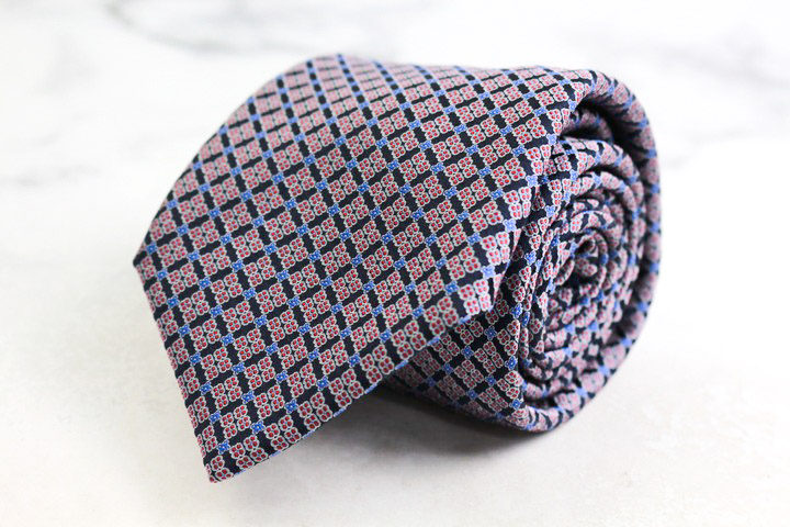 ステファノリッチ ブランド ネクタイ シルク 格子柄 小紋柄 総柄