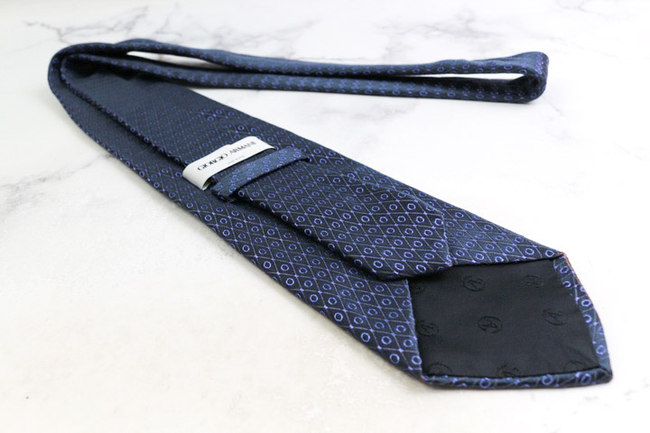 ジョルジオアルマーニ ブランド ネクタイ シルク 格子柄 ドット
