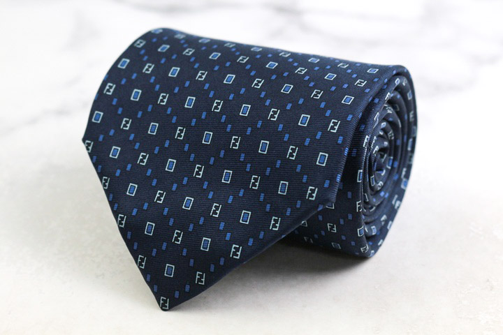 FENDI フェンディ レザー切り替えズッカ総柄 ナイロンコート フード