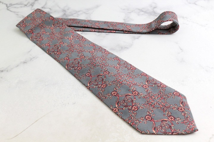 クリスチャンディオール ブランド ネクタイ シルク アラベスク 総柄 PO