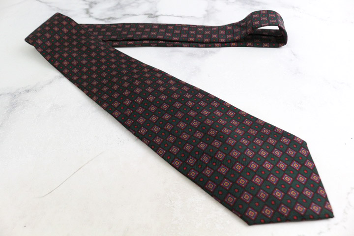 ターンブル＆アッサー ブランド ネクタイ シルク ドット柄 高級