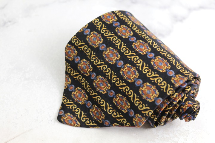 クリスチャンディオール ブランド ネクタイ 総柄 花柄 幾何学模様