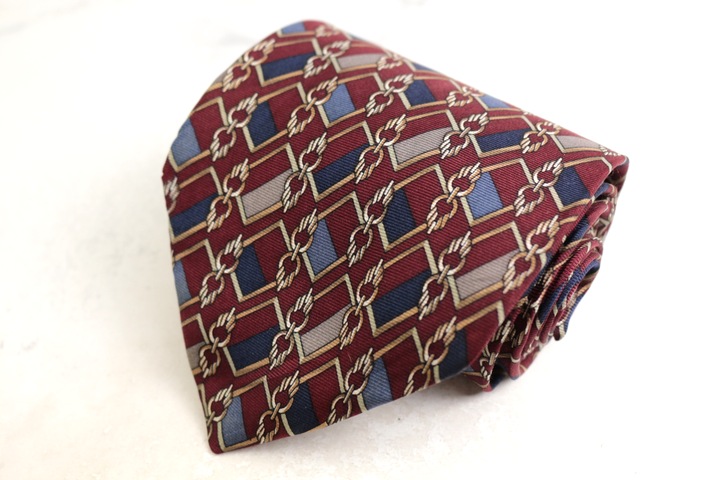 クリスチャンディオール ブランド ネクタイ 総柄 シルク USA製 PO