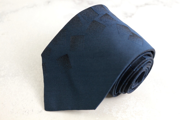 ドミニクフランス クラウン ブランド ネクタイ チェック柄 シルク