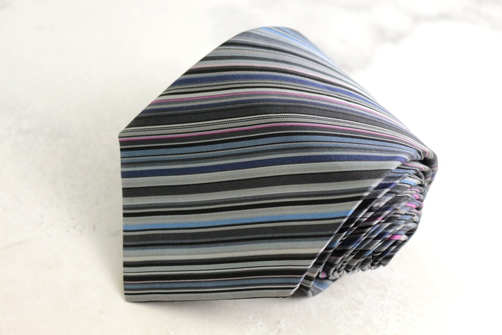 Paul Smith ポールスミス グレー ストライプ スーツ 高級 品質 生地