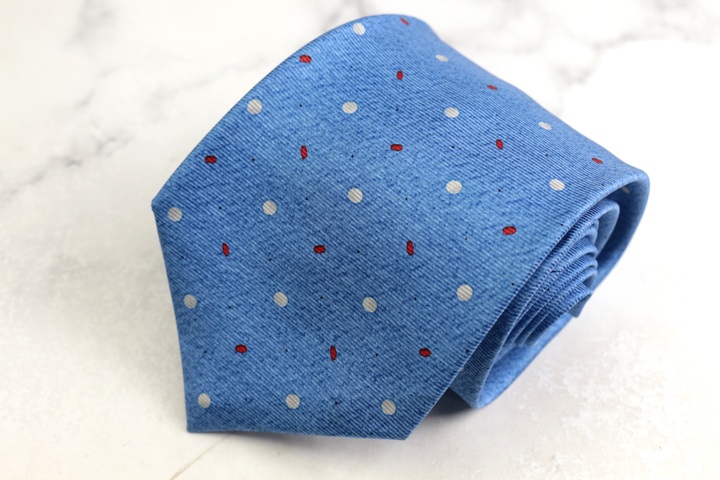 タグ・箱付き】ブルガリ ネクタイ ネイビー セッテピエゲ 未使用タグ付