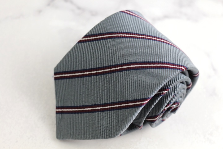 ジリー ブランドネクタイ 総柄 シルク ハンドメイド メンズ レッド