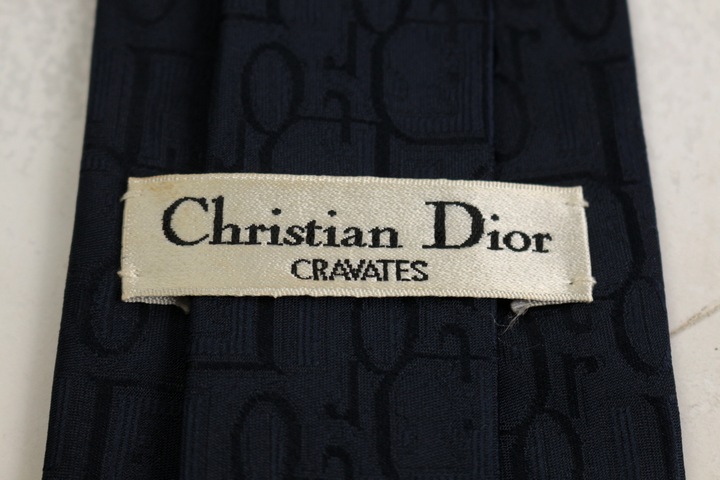 【人気】Christian Dior ディオール ネクタイ トロッター柄 ロゴ 人気】Christian Dior ディオール ネクタイ トロッター柄 ロゴ