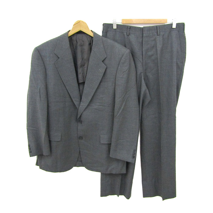 美品 モヘヤ混 エトロ セットアップスーツ上下 裏地シルク100