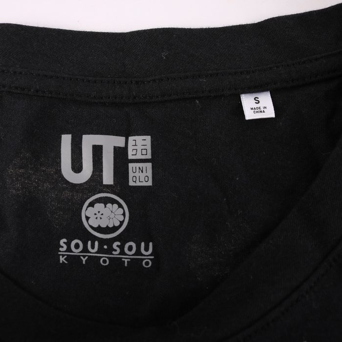 ユニクロ 半袖Tシャツ UT sousouコラボ レディース Sサイズ ブラック