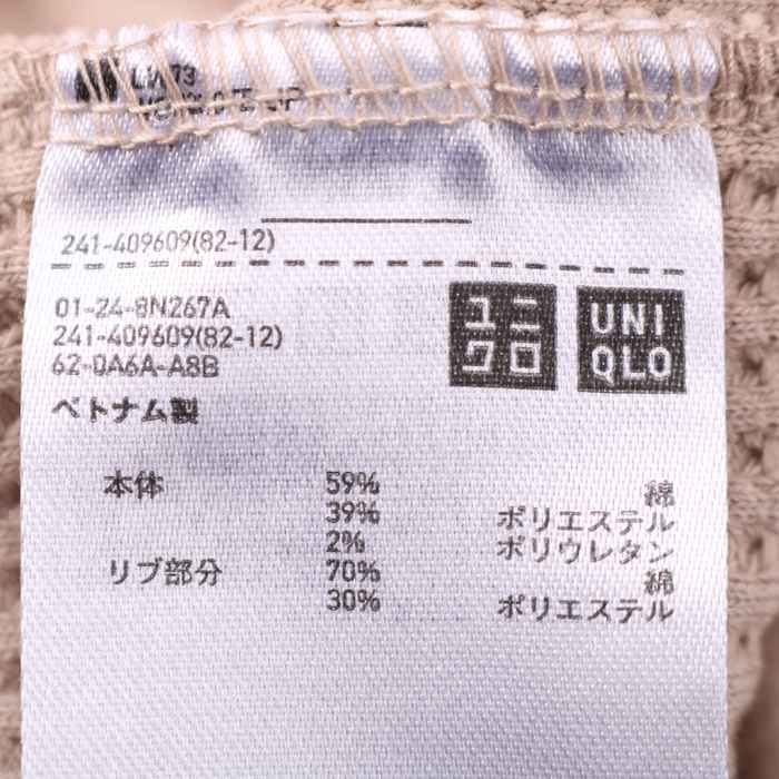 ユニクロ 半袖Tシャツ ワッフルT トップス レディース Mサイズ