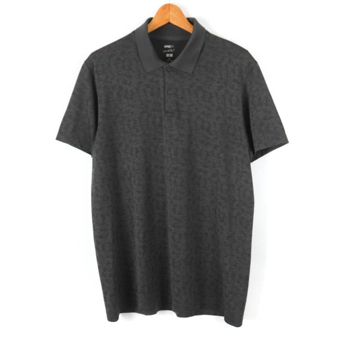 UNITED ARROWS & SONS ダークグレー 半袖ポロシャツ ユニクロ 半袖ポロシャツ SPRZ NY 大きいサイズ メンズ XLサイズ