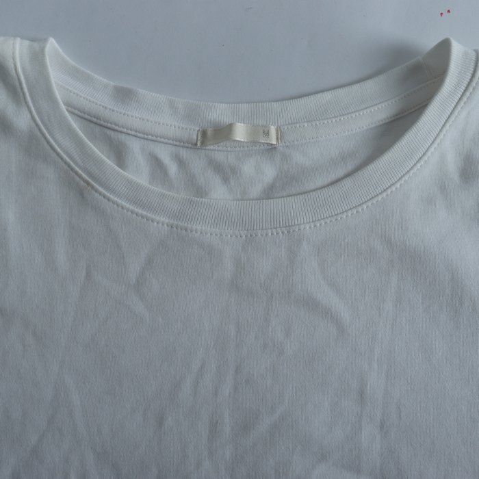 ジーユー 半袖Tシャツ クロップドT レディース Mサイズ ホワイト GU