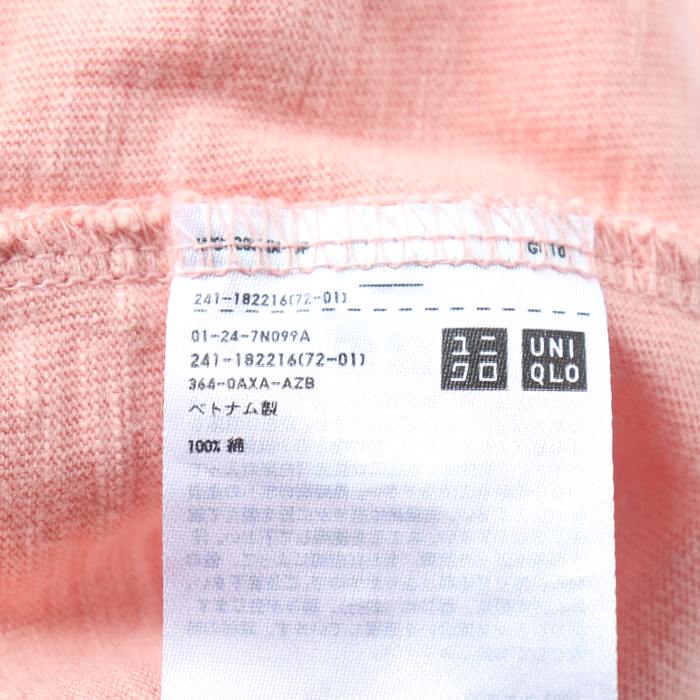 国内発送★VS PINK♥レトロ コットン 半袖 Tシャツ ノンヘッジ non-hedge ストライプシアーショートシャツ （ピンク