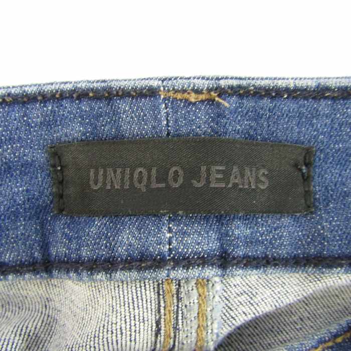 ユニクロ デニムパンツ ダメージジーンズ ストレッチ 24インチ 